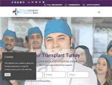Tablet Screenshot of elithairtransplant.com